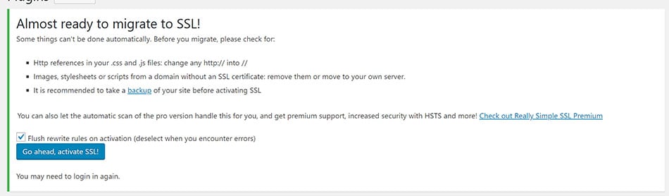 نصب و فعالسازی افزونه Really Simple SSL