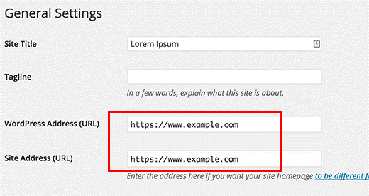 تغییر و بروز رسانی URL سایت و وردپرس 
