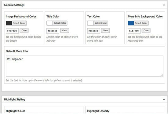 صفحه تنظیمات عمومی پلاگین draw-attention تنظیمات عمومی پلاگین draw-attention