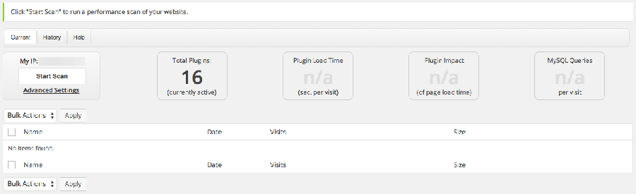 نتایج اسکن پلاگین p3